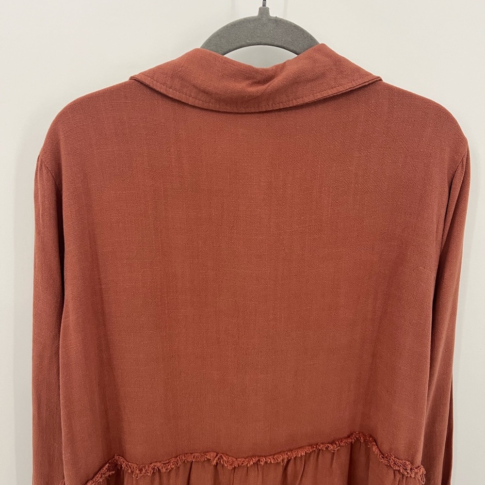 Umgee leopard print trim tunic dress - Picture 6 of 15